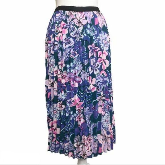 Lilly Pulitzer GIAVANA SKIRT IN TANZANIAN TEAL Small - Picture 2 of 8